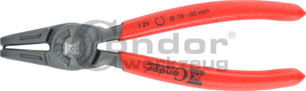 Outil Professionnel Circlips Pince à Circlips Coudée KS TOOLS 500.1325 | 1mm | Pour Coffret 500.1320 | Chrome Vanadium | Qualité Pro Outils Ks Tools